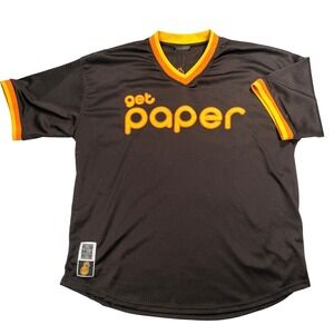 Million Dolla Motive Get Paper Mesh Jersey Mens Black Orange Streetwear Shirt 19